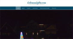 Desktop Screenshot of colemanlights.com